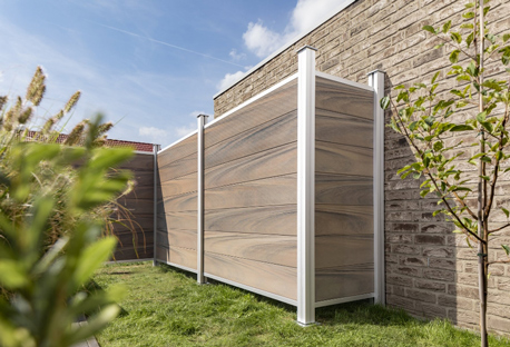 Sichtschutz Zaun multi fence lightbrown osmo Sichtschutz Zaun multi fence lightbrown osmo